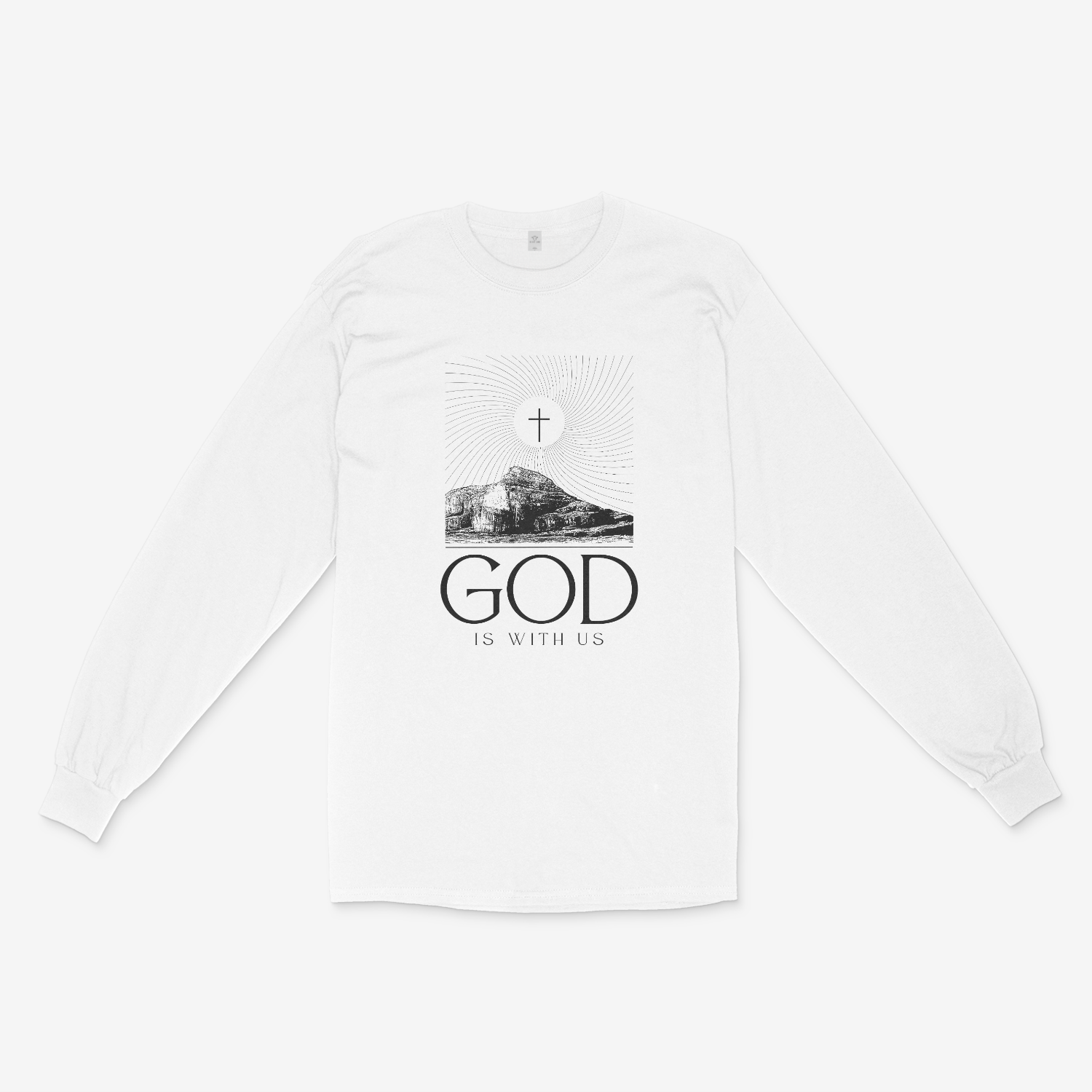 God Is With Us Long Sleeve Tee