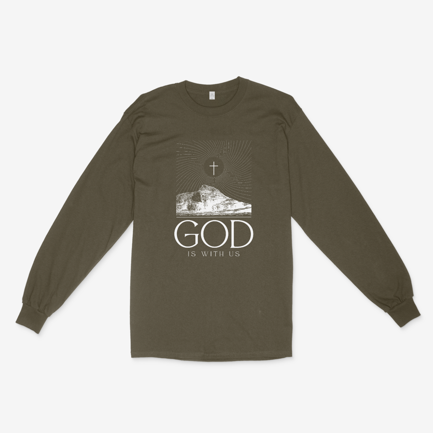 God Is With Us Long Sleeve Tee