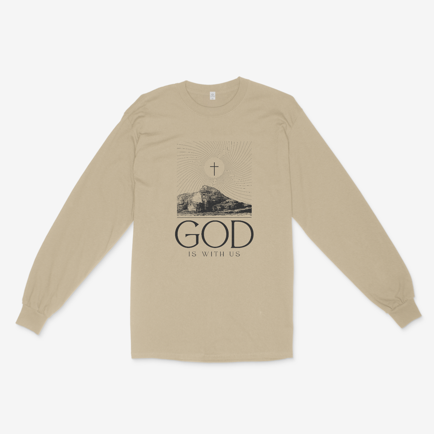 God Is With Us Long Sleeve Tee