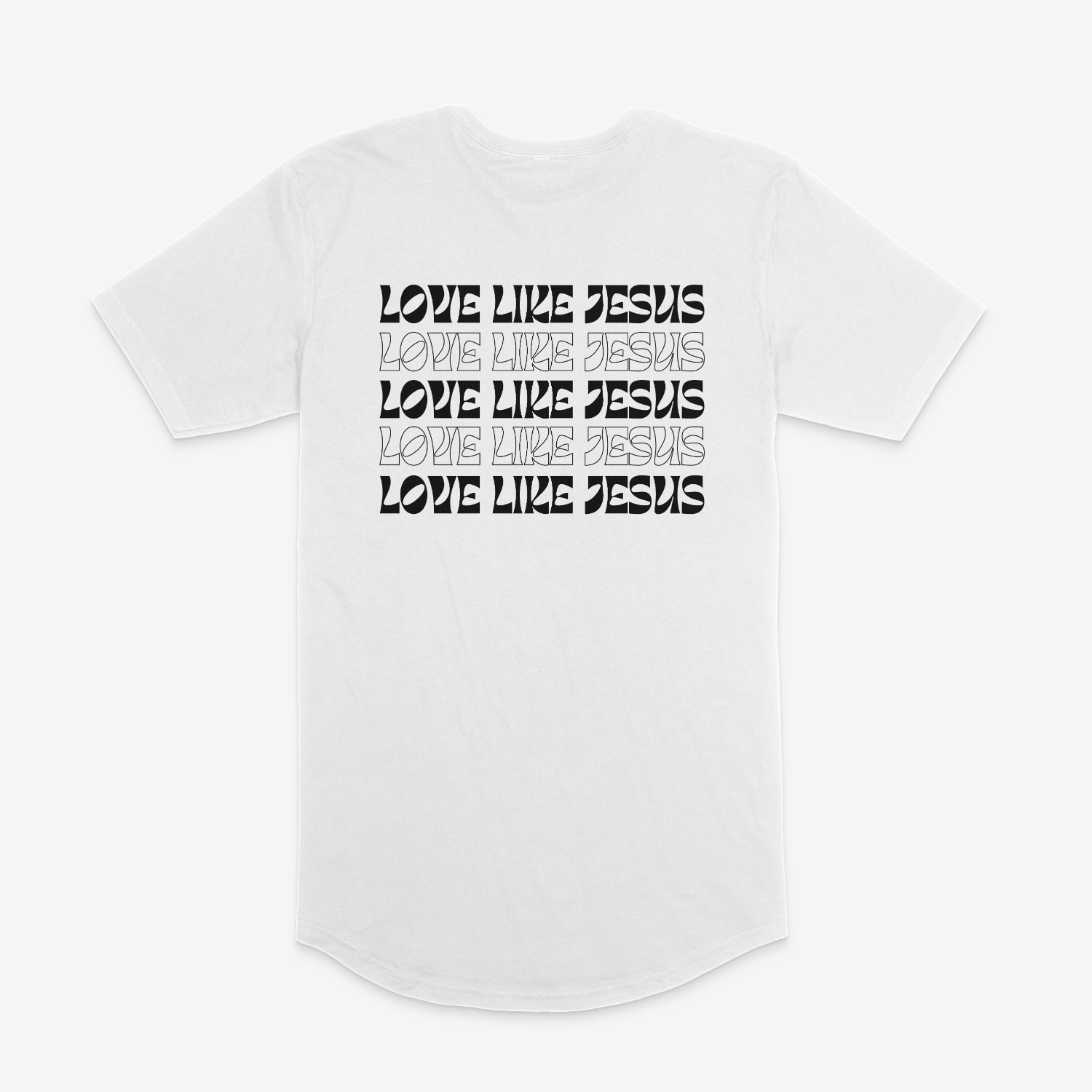 Love Like Jesus Long Body Tee