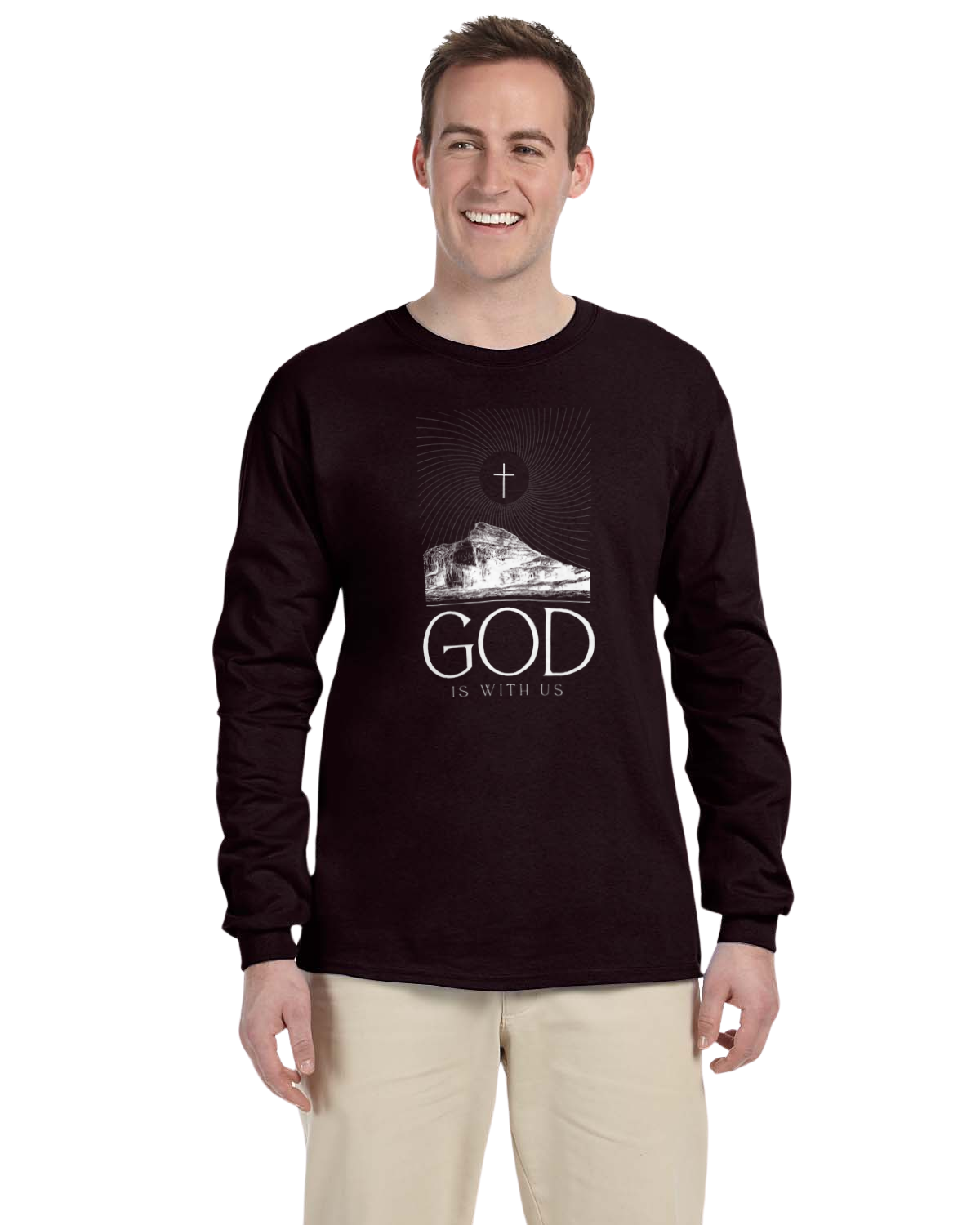 God Is With Us Long Sleeve Tee